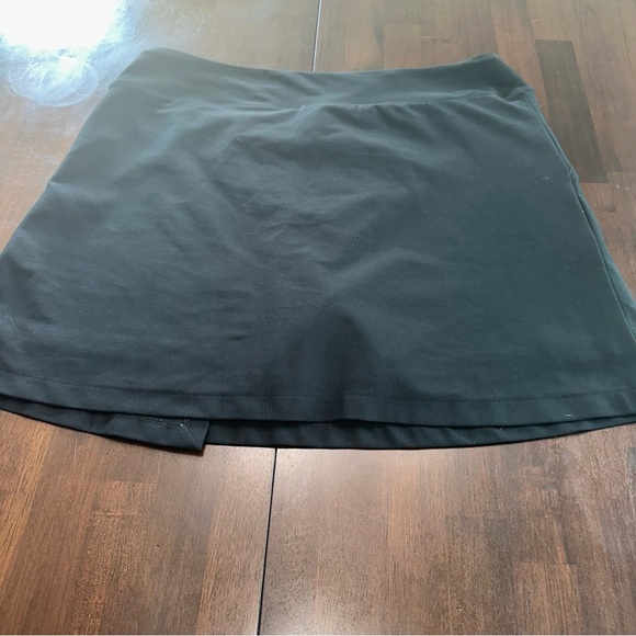 L.L.Bean Women Stretch Hiking Athletic Black Skort Large - Picture 6 of 6